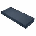 Classic Accessories Montlake Bench Cushion Foam And Slip Cover, Heather Indigo - 42 x 18 x 3 in. CL57551